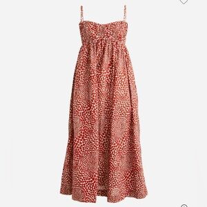 JCrew Empire Strawberry Dress size L